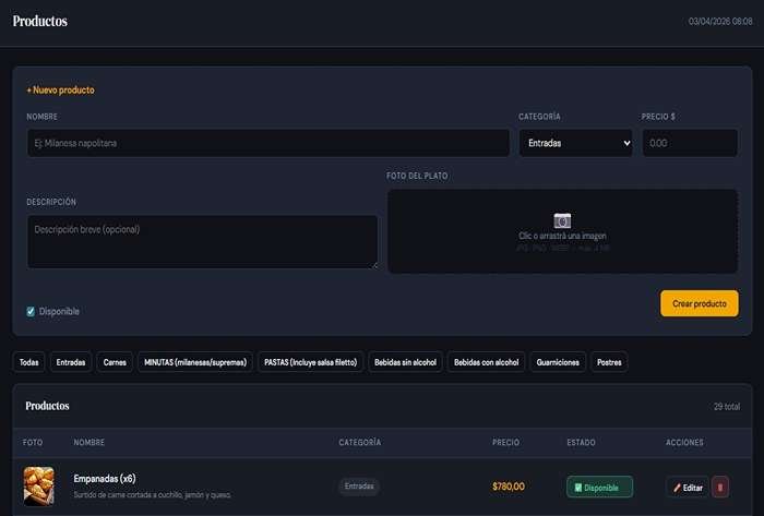 Panel — Estadísticas